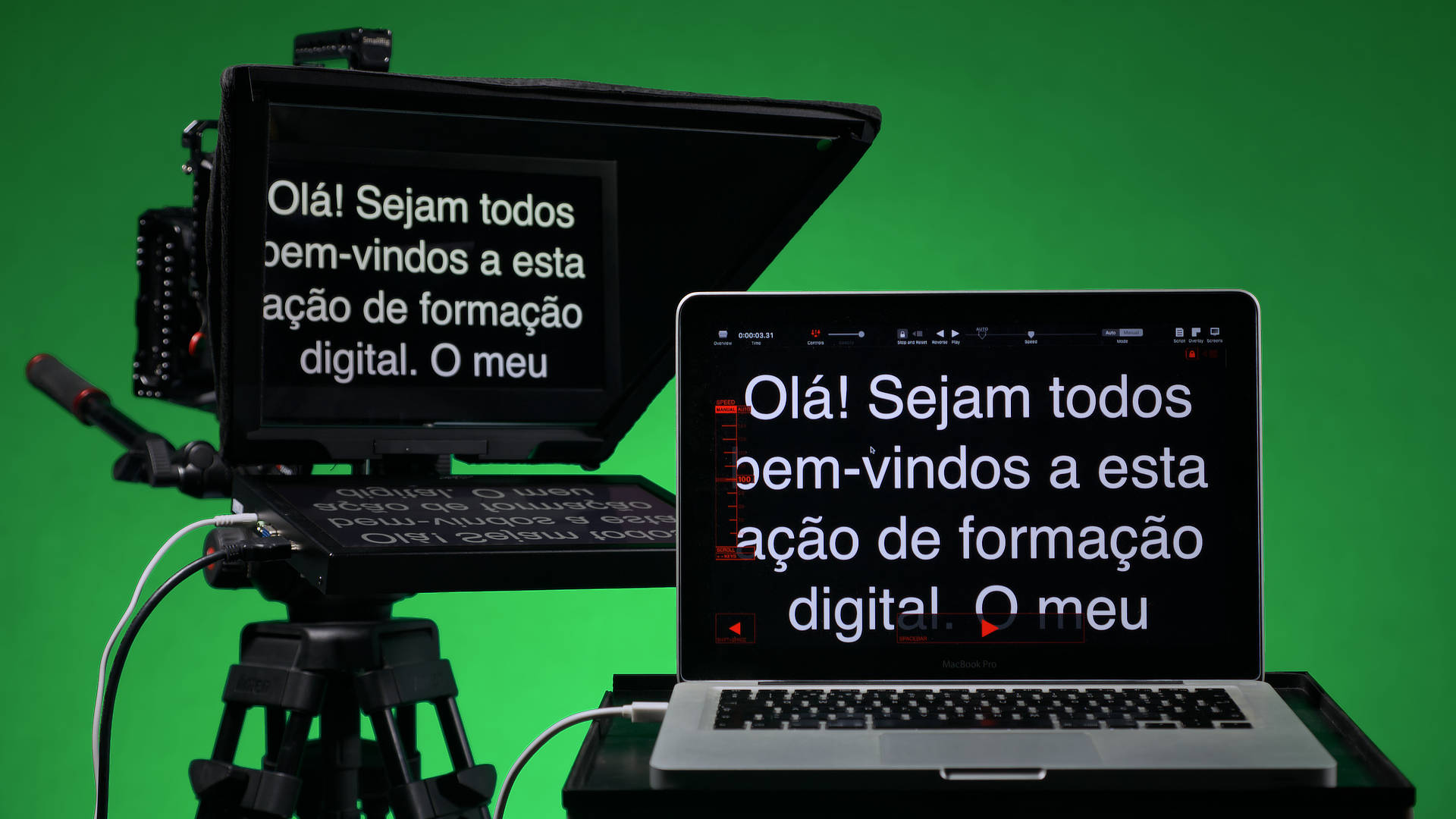 Estúdio de vídeo e fotografia da Multimédia com Todos (Lisboa, 2021)